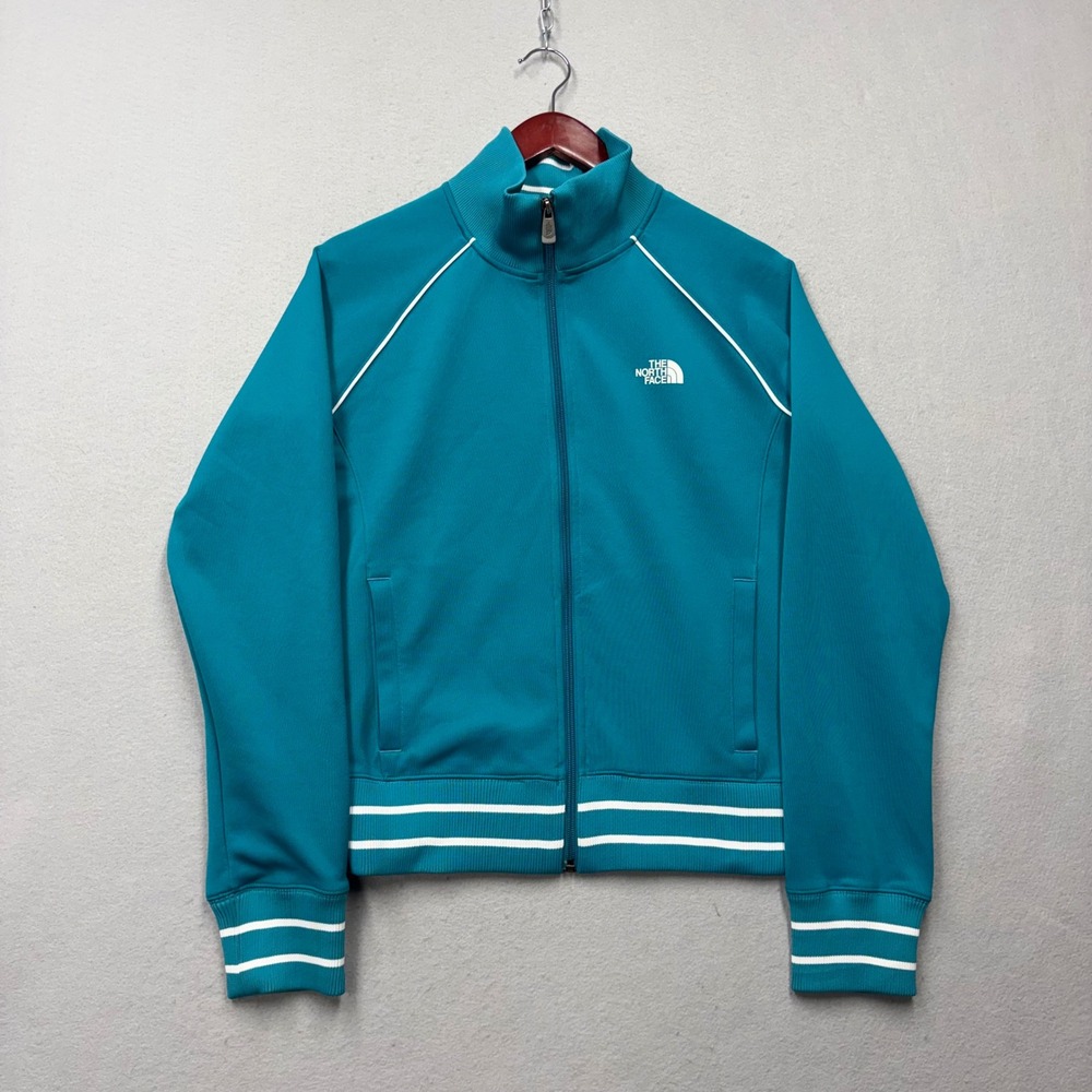 The North Face Track Jacket Womens Large Teal A5 Series Full Zip Y2K Sporty